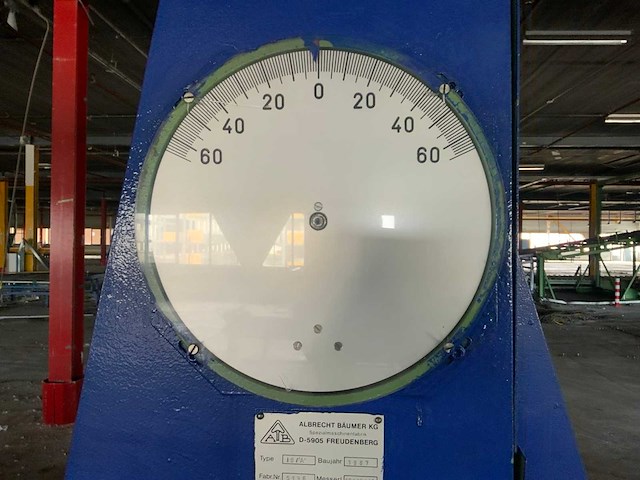 1987 albrecht bäumer kg is/‘a’ verticale schuimrubber snijmachine - afbeelding 5 van  7