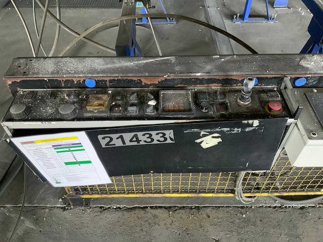 1987 albrecht bäumer kg is/‘a’ verticale schuimrubber snijmachine - afbeelding 6 van  7