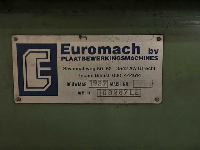 1987 boschert k30-120 uithoekmachine - afbeelding 4 van  7