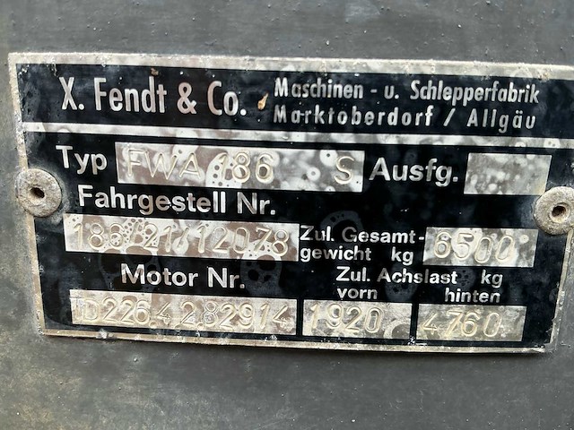 1987 fendt 309 lsax vierwielaangedreven landbouwtractor - afbeelding 42 van  47