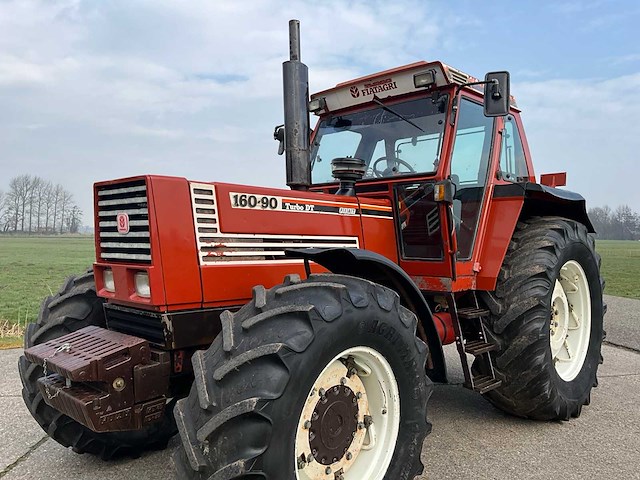 1987 fiat 160-90 turbo dt vierwielaangedreven landbouwtractor - afbeelding 1 van  36