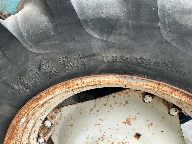 1987 ford 4600 oldtimer tractor - afbeelding 18 van  36