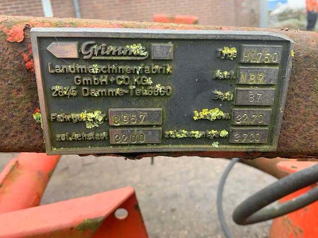 1987 grimme h1750 rooier - afbeelding 15 van  15