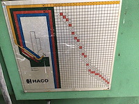 1987 haco pph 30 110 hydraulische vouwmachine - afbeelding 5 van  8
