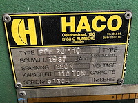1987 haco pph 30 110 hydraulische vouwmachine - afbeelding 8 van  8