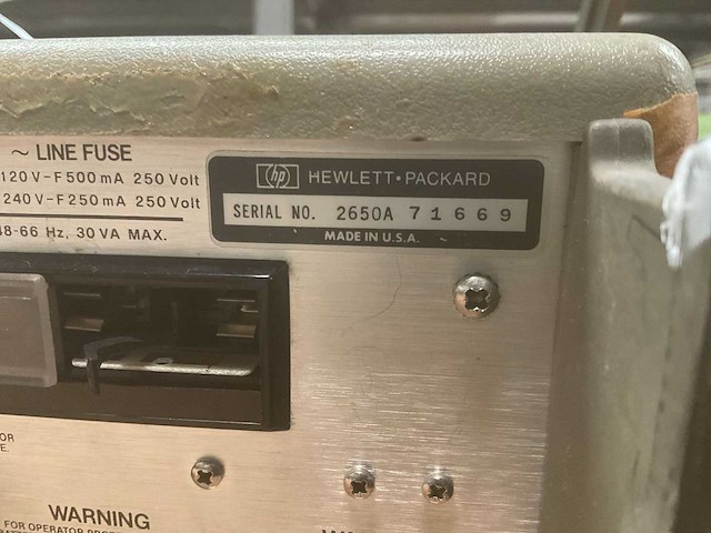 1987 hp 4935a transmission test set - afbeelding 4 van  6