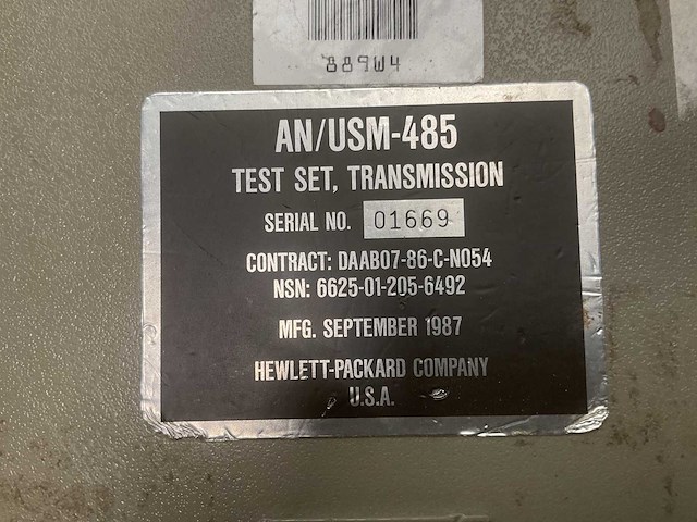 1987 hp 4935a transmission test set - afbeelding 5 van  6
