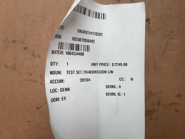 1987 hp 4935a transmission test set - afbeelding 6 van  6