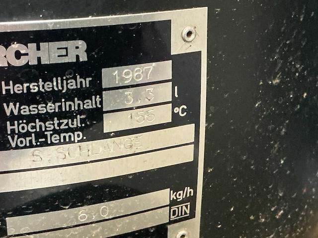 1987 kärcher hds750 hogedrukreiniger - afbeelding 5 van  17