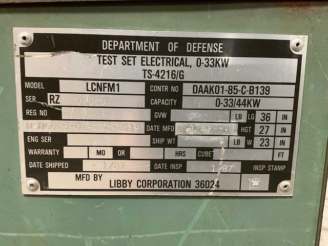 1987 libby corporation lcnfm1 powerbank - afbeelding 3 van  8