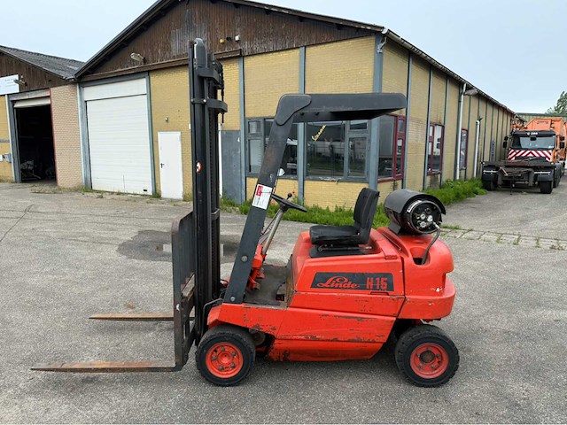 1987 linde h15t vorkheftruck - afbeelding 9 van  14
