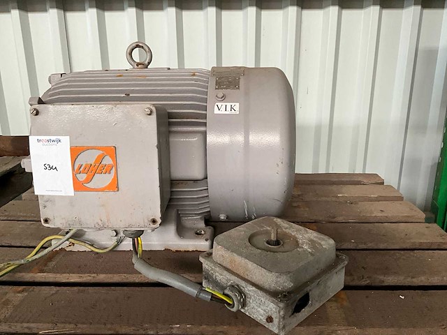 1987 loher ex na ii t3 elektromotor - afbeelding 2 van  4