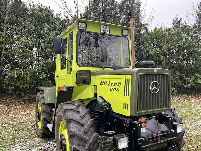 1987 mb trac 800 vierwielaangedreven landbouwtractor - afbeelding 3 van  39