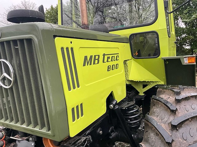 1987 mb trac 800 vierwielaangedreven landbouwtractor - afbeelding 8 van  39