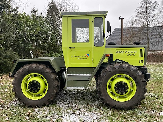 1987 mb trac 800 vierwielaangedreven landbouwtractor - afbeelding 35 van  39