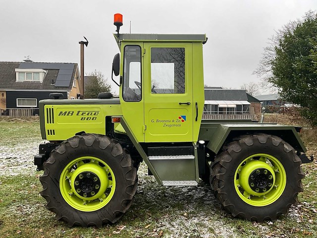 1987 mb trac 800 vierwielaangedreven landbouwtractor - afbeelding 39 van  39