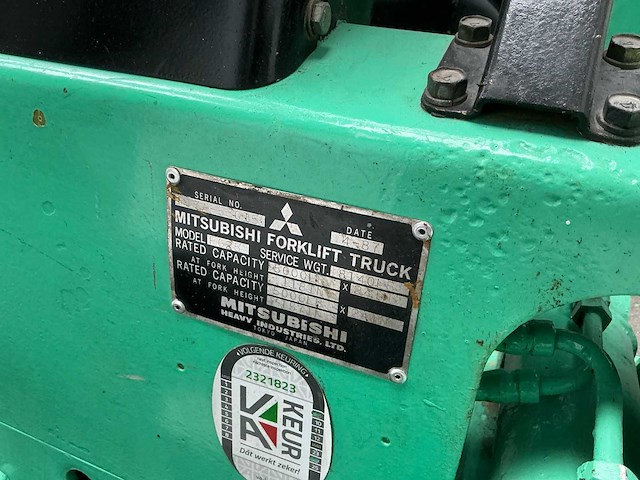 1987 mitsubishi fg25 vorkheftruck - afbeelding 16 van  21