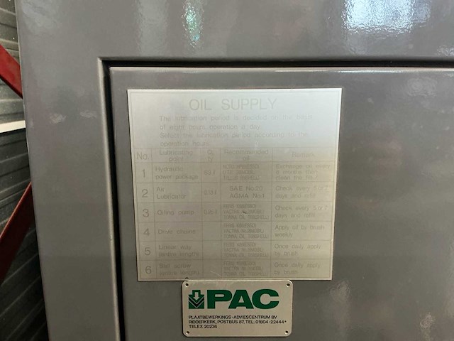 1987 nisshinbo mtp-500 ponsmachine - afbeelding 11 van  57