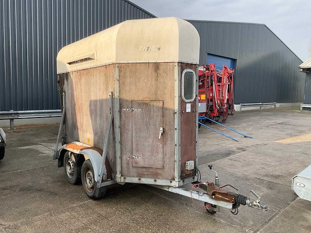 1987 titan jelsum ptr1 paardentrailer - afbeelding 5 van  8