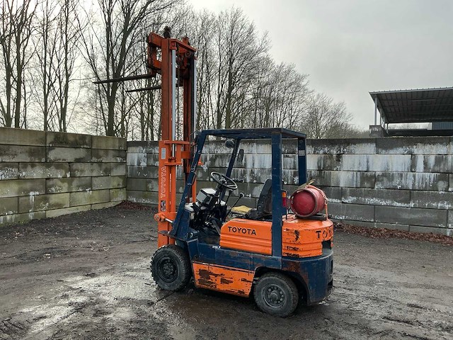 1987 toyota 5 fg18 vorkheftruck - afbeelding 16 van  22