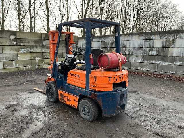 1987 toyota 5 fg18 vorkheftruck - afbeelding 15 van  22