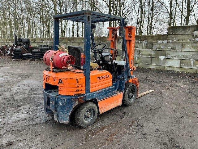 1987 toyota 5 fg18 vorkheftruck - afbeelding 19 van  22