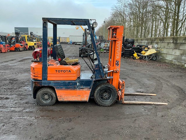 1987 toyota 5 fg18 vorkheftruck - afbeelding 20 van  22