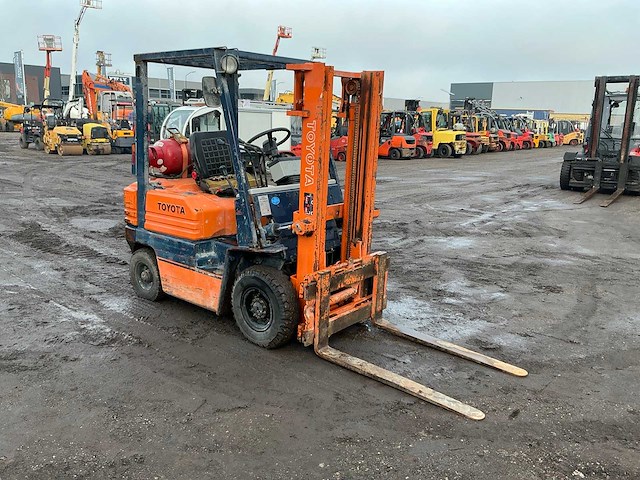 1987 toyota 5 fg18 vorkheftruck - afbeelding 21 van  22