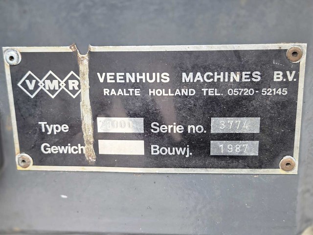1987 veenhuis 28000 3-assige silagekipper - afbeelding 11 van  19