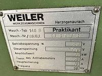 1987 weiler praktikant 140b universele draaibank - afbeelding 11 van  19