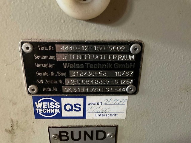 1987 weiss technik bouwdroger - afbeelding 3 van  3