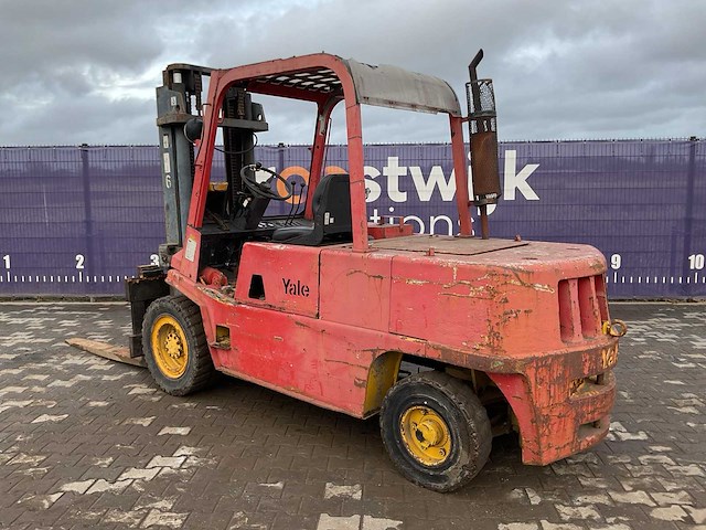 1987 yale dfg 5.0-m vorkheftruck - afbeelding 6 van  9