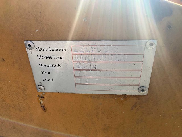 1987 zelfbouw balentransportwagen / kistenwagen - afbeelding 4 van  12