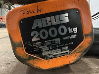 1988 abus 2.000 kg x 7,20 m bovenloopkraan - afbeelding 4 van  14