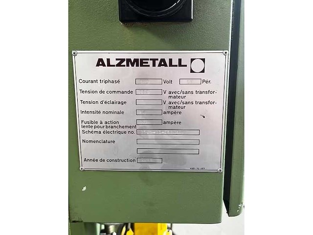 1988 alzmetall ab40/st kolomboormachine - afbeelding 9 van  9