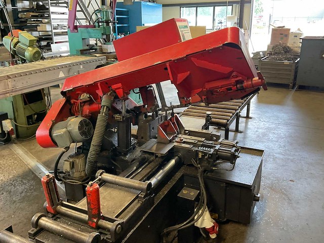 1988 amada hfa 250 semi-automatische bandzaagmachine - afbeelding 5 van  10