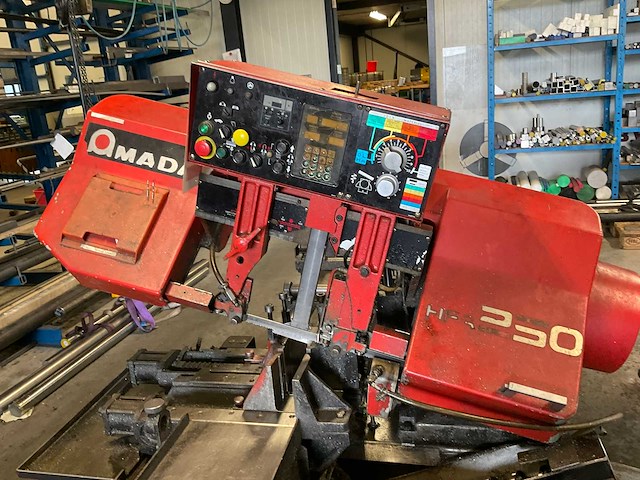 1988 amada hfa 250 semi-automatische bandzaagmachine - afbeelding 4 van  10
