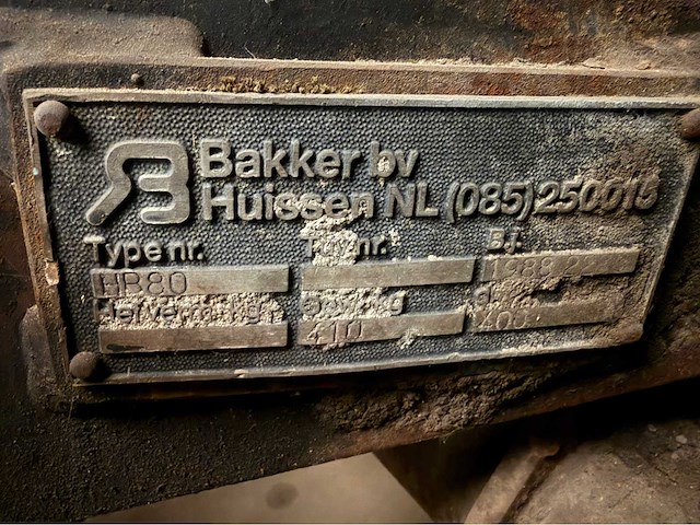 1988 bakker hb80 sorteergrijper - afbeelding 7 van  7