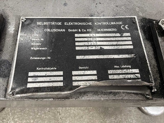 1988 collischan 141 elektronische controleweegschaal - afbeelding 6 van  6
