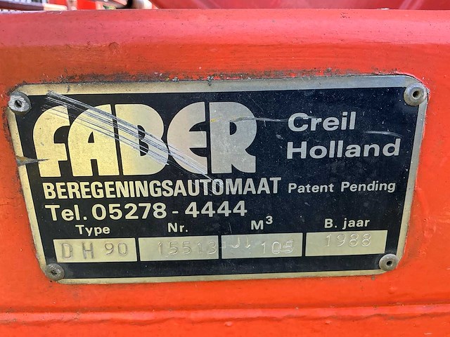 1988 faber dh90 beregeningshaspel - afbeelding 8 van  25