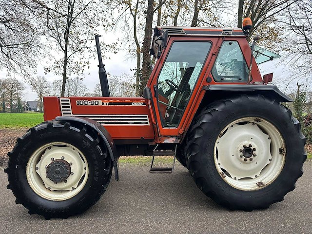 1988 fiat 100-90 dt vierwielaangedreven landbouwtractor - afbeelding 3 van  10