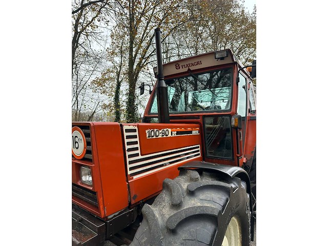 1988 fiat 100-90 dt vierwielaangedreven landbouwtractor - afbeelding 5 van  10