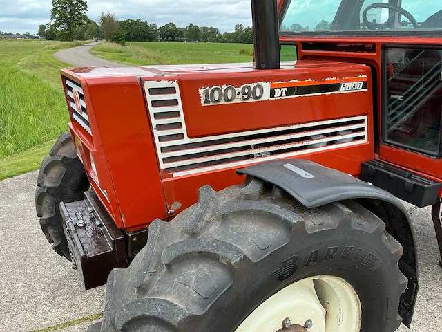 1988 fiat 100-90dt vierwielaangedreven landbouwtractor - afbeelding 9 van  28