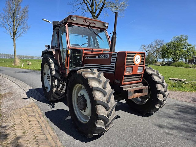 1988 fiat 100-90dt vierwielaangedreven landbouwtractor - afbeelding 22 van  33