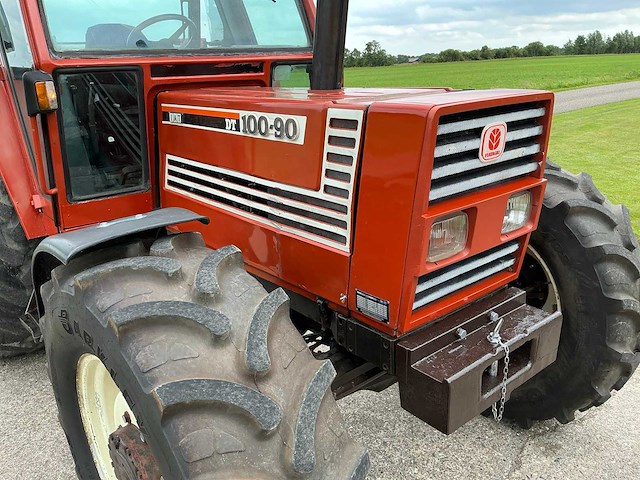 1988 fiat 100-90dt vierwielaangedreven landbouwtractor - afbeelding 10 van  28