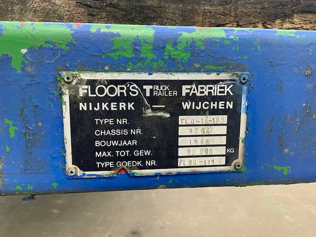 1988 floor fl0-10-102 vloervlakke oplegger - afbeelding 8 van  20