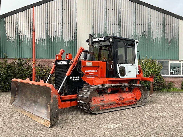 1988 hanomag d 540 e turbo rups bulldozer - afbeelding 1 van  32