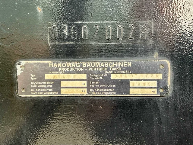 1988 hanomag d 540 e turbo rups bulldozer - afbeelding 26 van  32