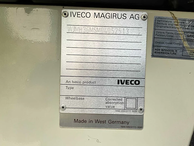 1988 iveco 330-30 6x6 vrachtwagen kipper - afbeelding 8 van  26