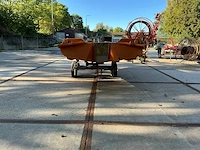 1988 jeanneau new matic 360 polyester boot met enkelassige boottrailer, lier en roeispanen - afbeelding 12 van  25